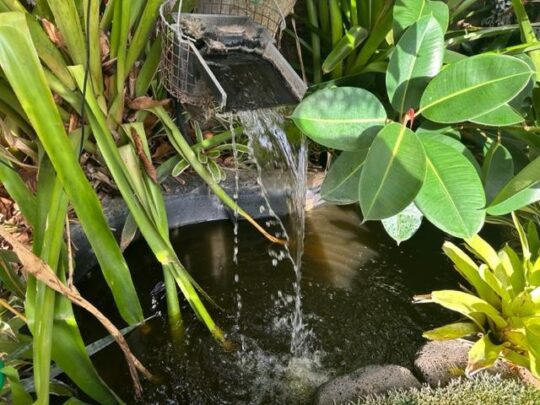 Calm photo of water falling with photo by Hawaii Concierge Couseling by Bruce Berger